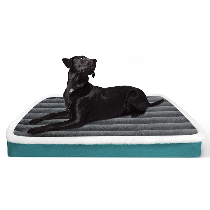 Benepaw Soft Orthopedic Dog Bed Washable Nonslip Egg Crate Foam Kennel Pad Pet Sleeping Mat Cushion For Small Medium Large Breed