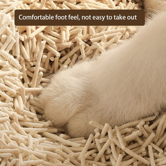 SHISHI 1.5KG Tofu Cat Litter Green Tea flavored Cat Litter Deodorizing Clumping Low Dust Non Stick Bottom