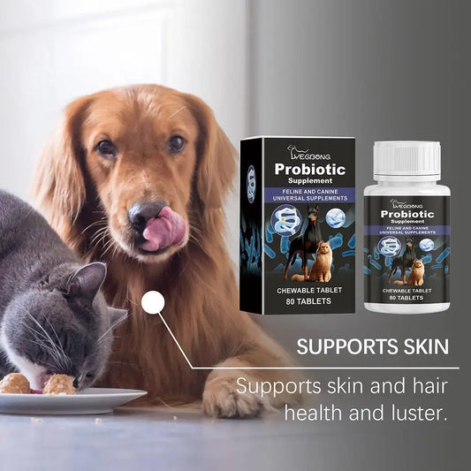 Pet Probiotic Supplement Dog Food Additive Cat Oral Cleanse Vomiting Diarrhea Solution Pet Care Accessories